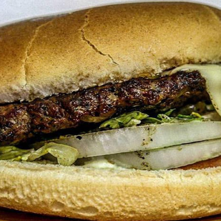 برجر لحم على الفحم