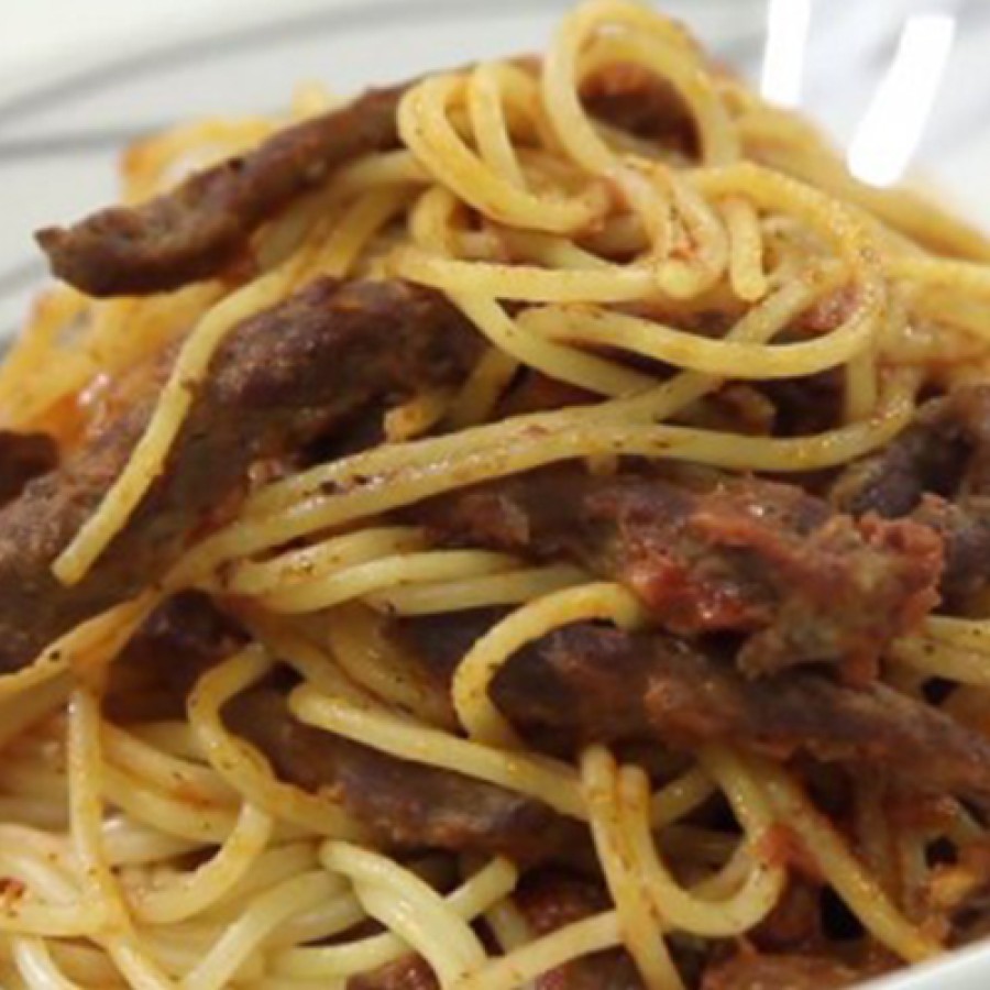 باستا شاورما لحم